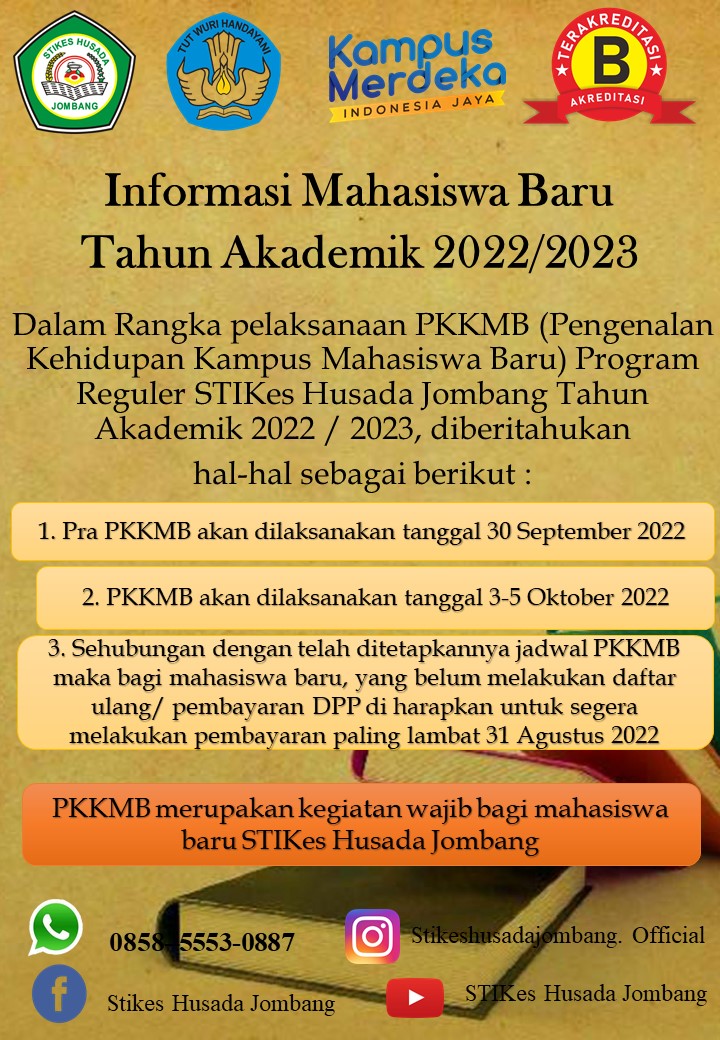 INFORMASI MAHASISWA BARU TAHUN AKADEMIK 2022/2023