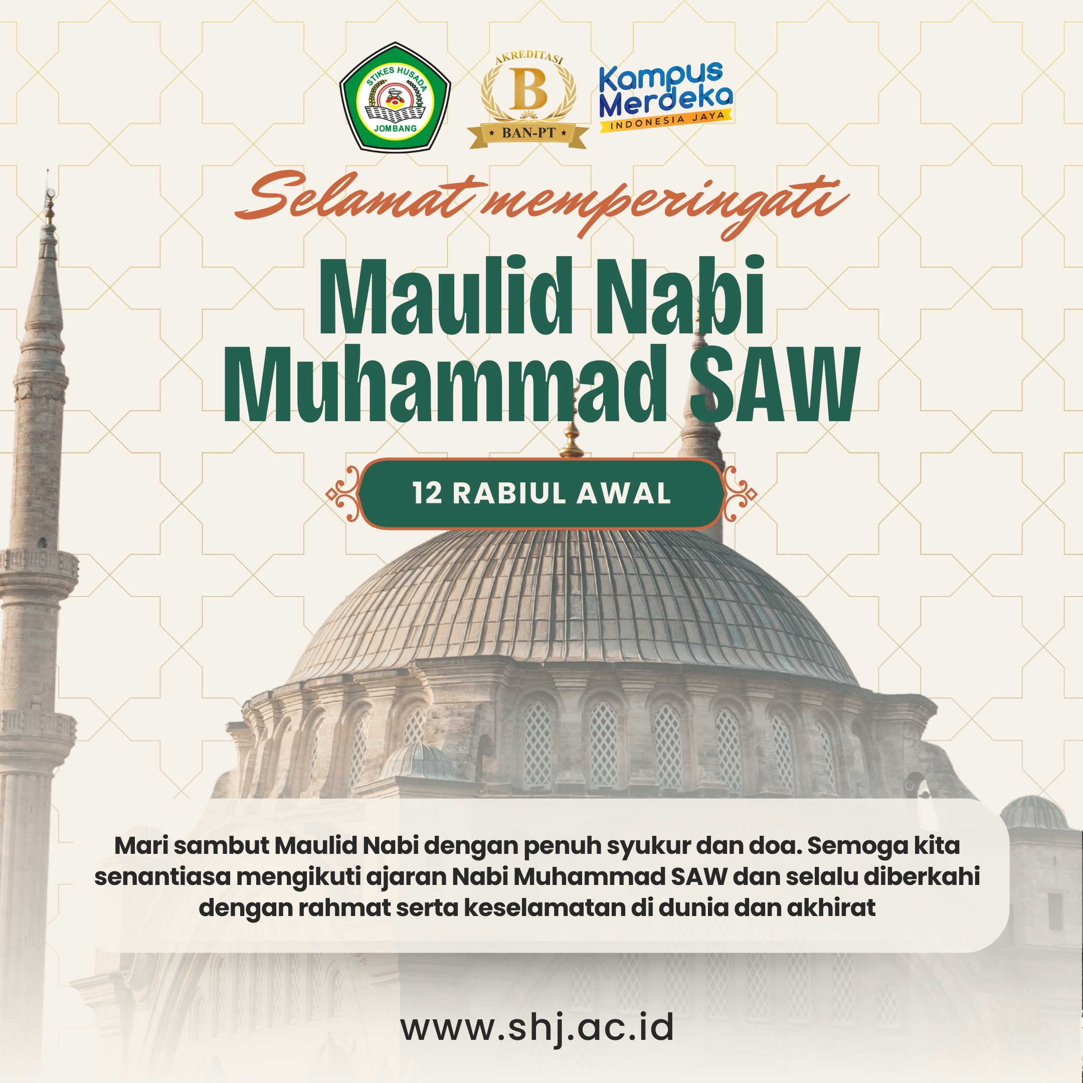 Selamat Memperingati Maulid Nabi 12 Rabiul Awal 2024