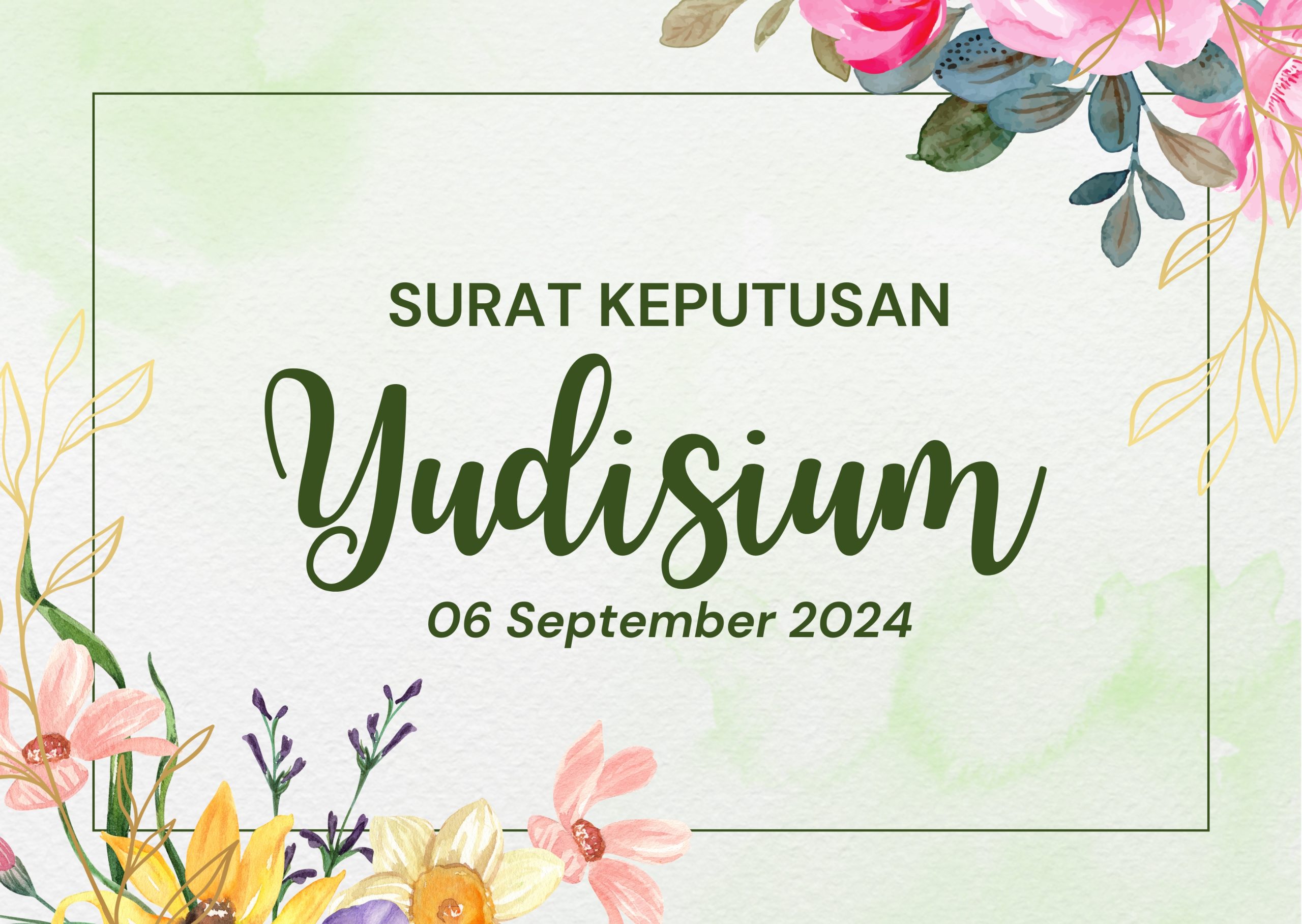 SK Yudisium 2024 – 6 September 2024